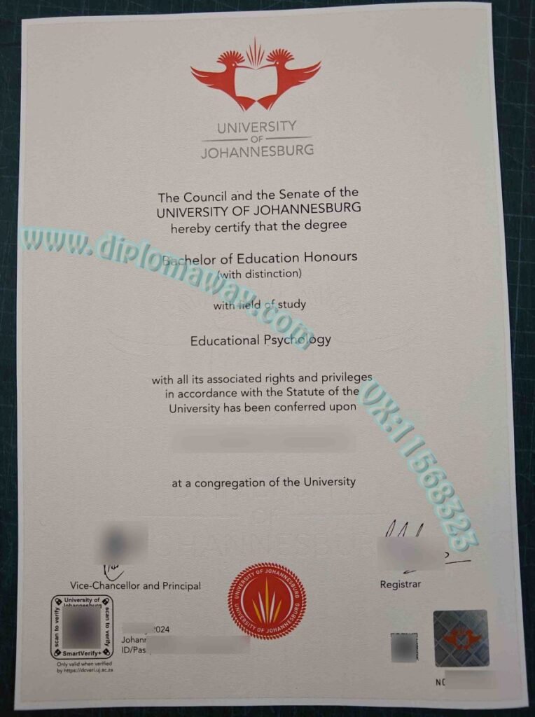 南非UJ文凭补办不再有难度|约翰内斯堡大学毕业证真的太值了