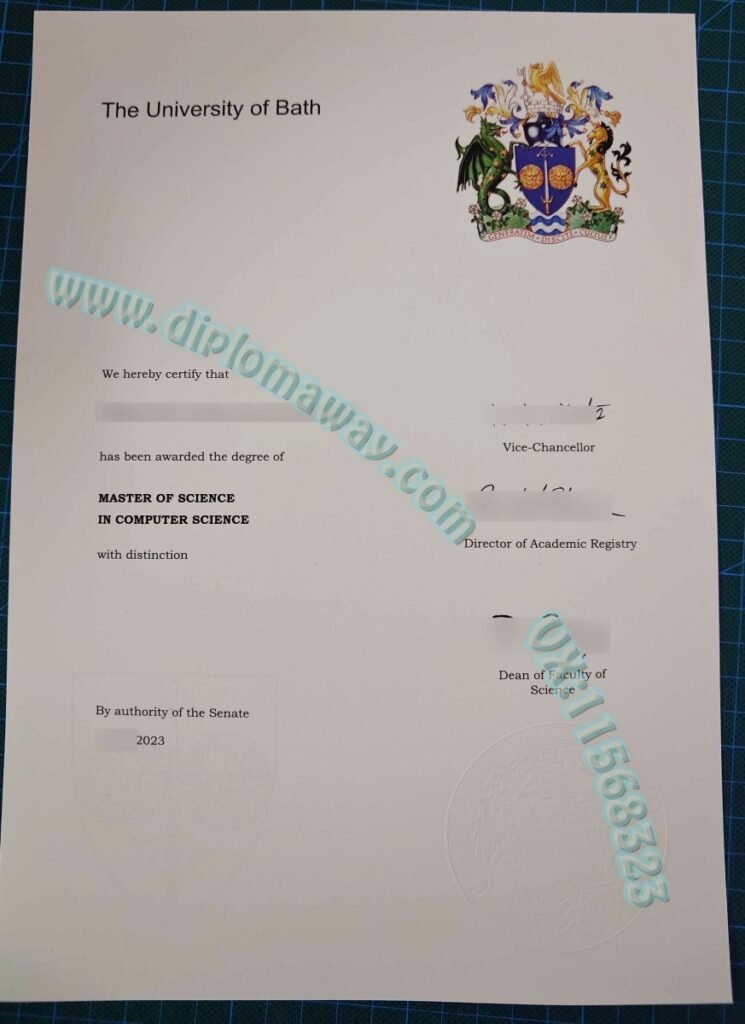 英国巴斯大学毕业证遗失怎么办？高效率定制一套巴斯大学学位证成绩单流程与价格。