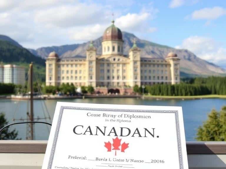 Is it legal to buy a Canadian diploma