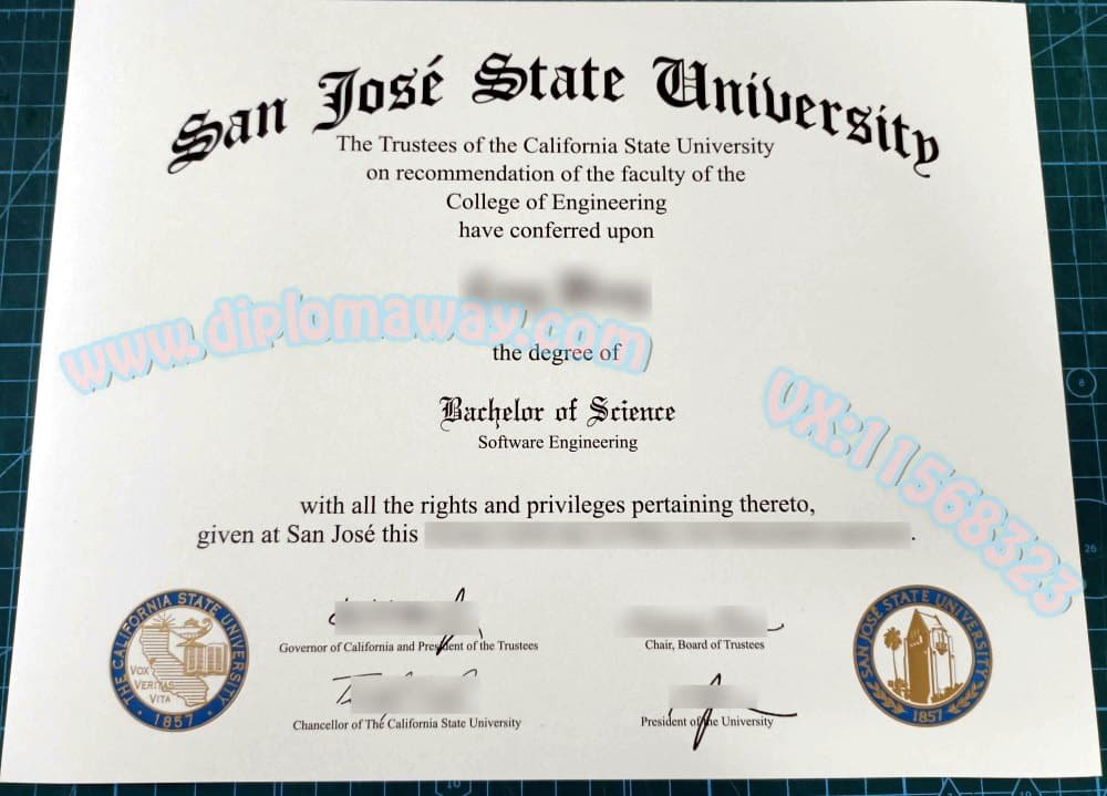 圣何塞州立大学毕业证
