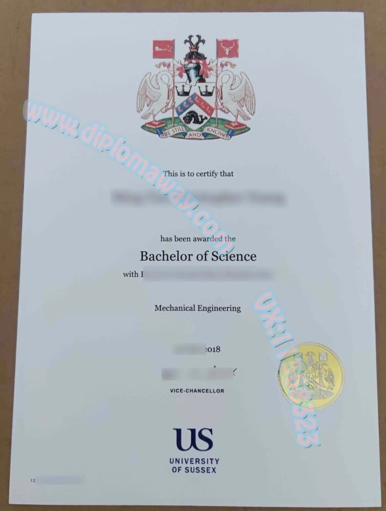 萨塞克斯大学毕业证