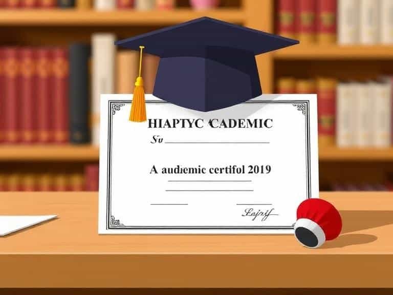 What is an academic certificate?