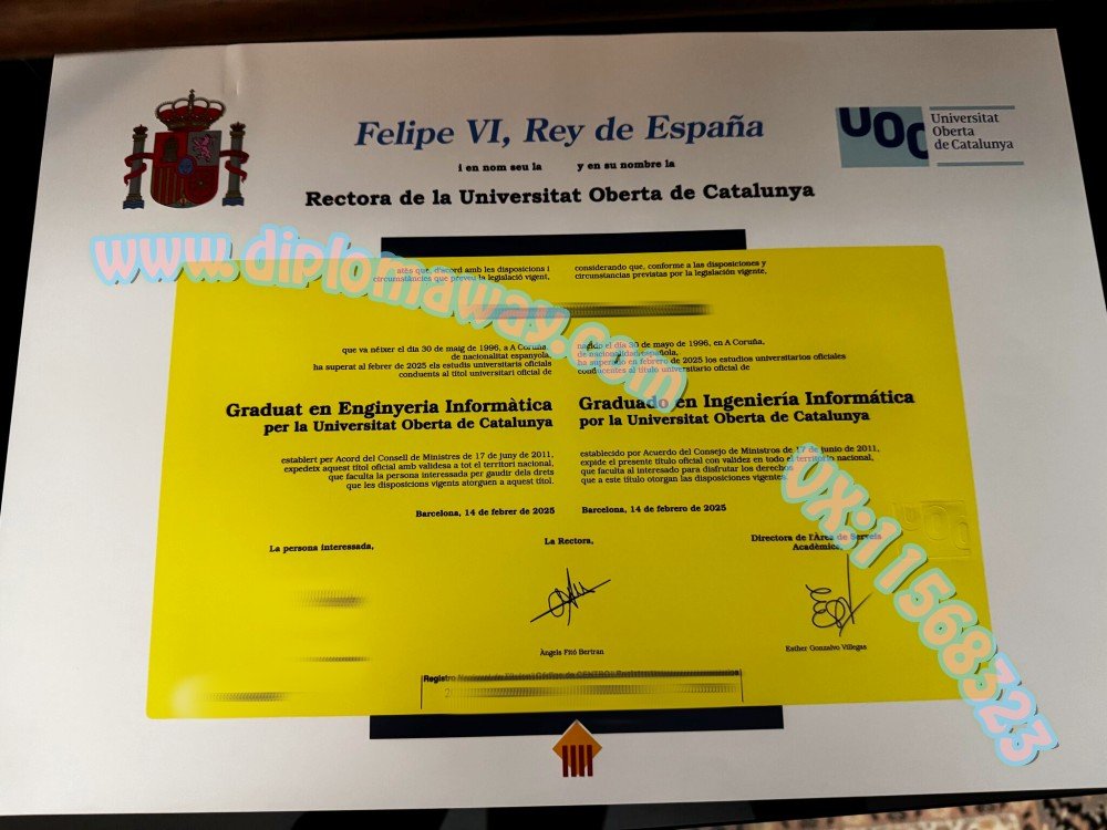 加泰罗尼亚开放大学毕业证