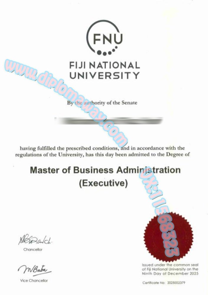 斐济国立大学毕业证