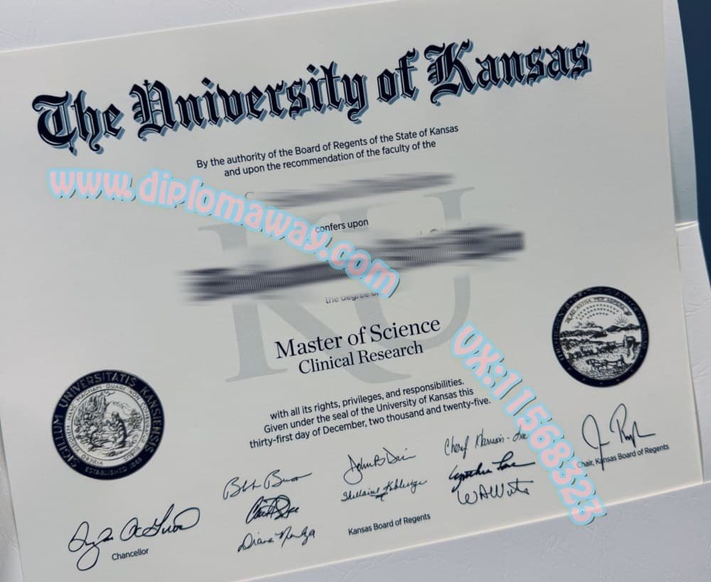 堪萨斯大学毕业证