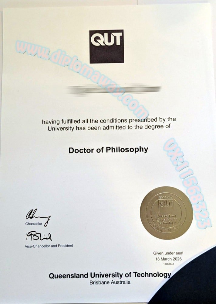 昆士兰科技大学毕业证