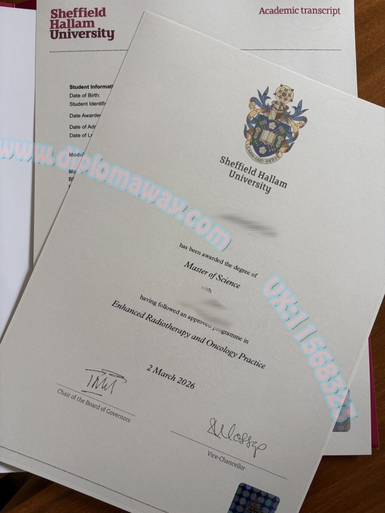 谢菲尔德哈勒姆大学毕业证
