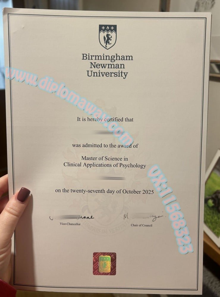 纽曼大学毕业证