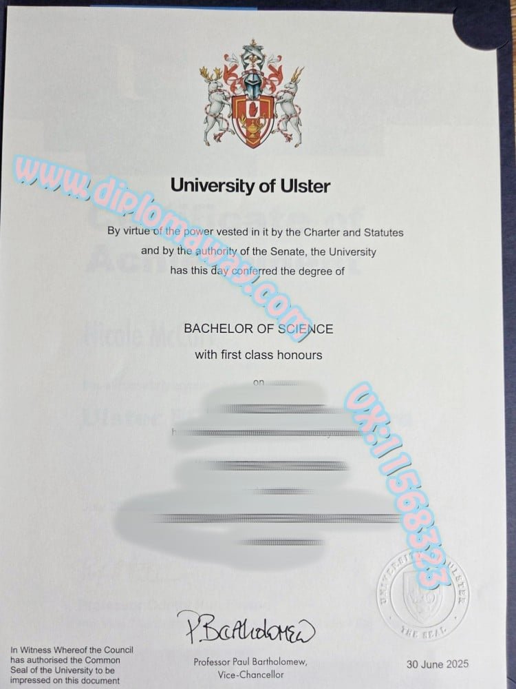 阿尔斯特大学毕业证