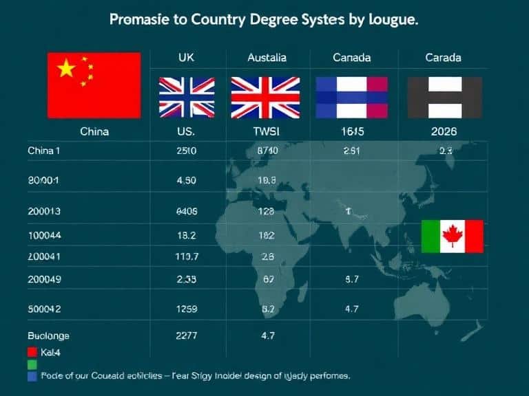 各国家学位等级 | 中美英澳加欧学位体系全面对比